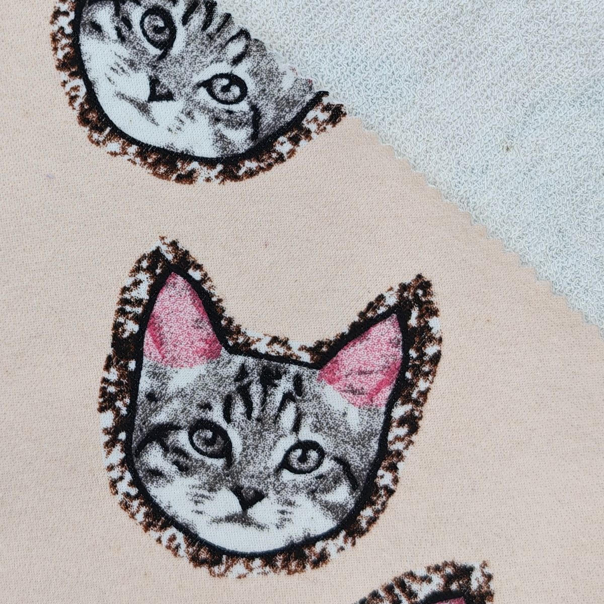 AOP TERRY fabric texture